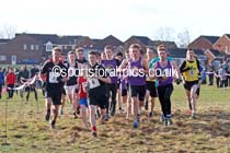 Durham Schools Cross Country, Meadowfield Leisure Centre, Meadowfield. Photo: David T. Hewitson/Sports for All Pics